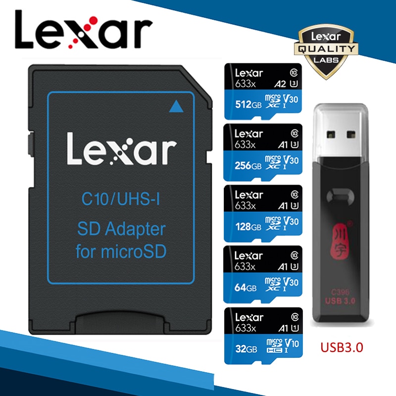 Lexar 633x TF ī Ŭ 10, 256GB ũ SD ī ..